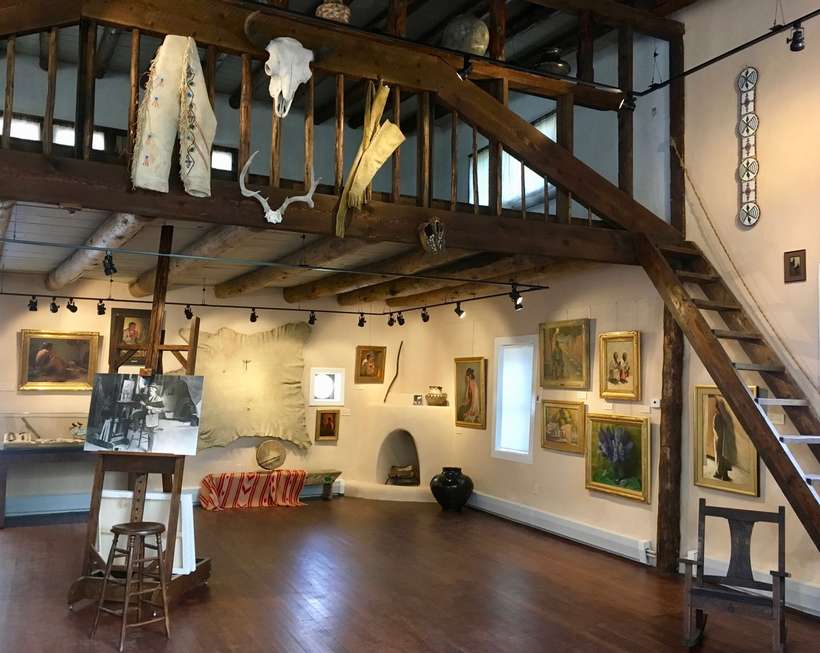 Sharp’s 1915 Studio was restored in 2017 and hosts a permanent rotation exhibition of his work, collections, and ephemera
