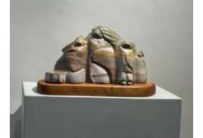 Artist demonstration: stone sculptor John Suazo | Open House | open hours for Aún Aquí exhibition - August